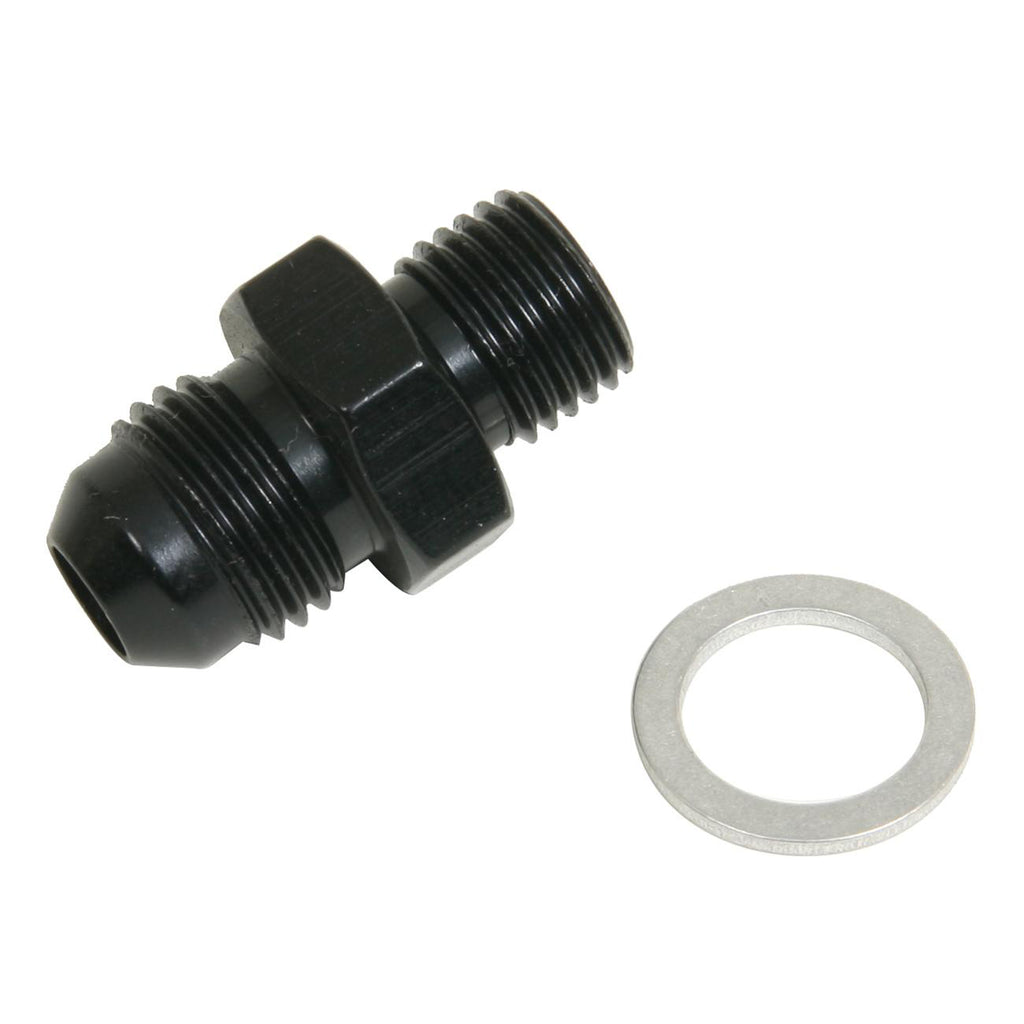 -6AN to 12x1.25 Male Adapter BLK