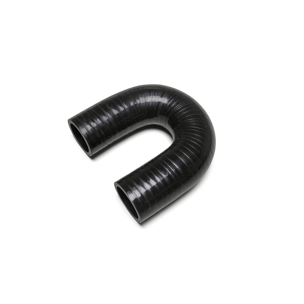 Black 1.38" Silicone Hose - 180º with 4 inch Legs