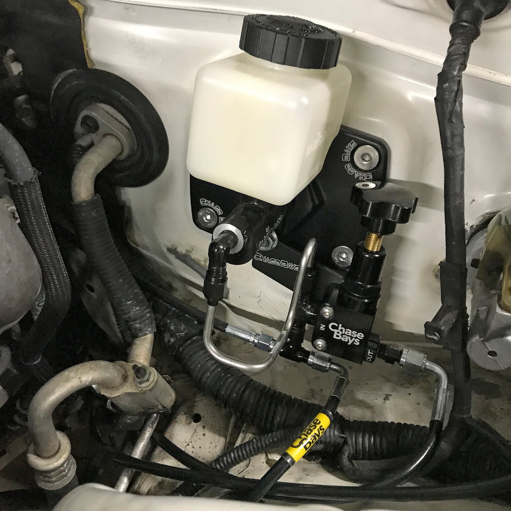 Chase Bays Brake Line Relocation for Lexus IS300 with Single Piston Brake Booster Delete