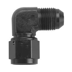 -3AN Female to Male 90 Adapter - Black