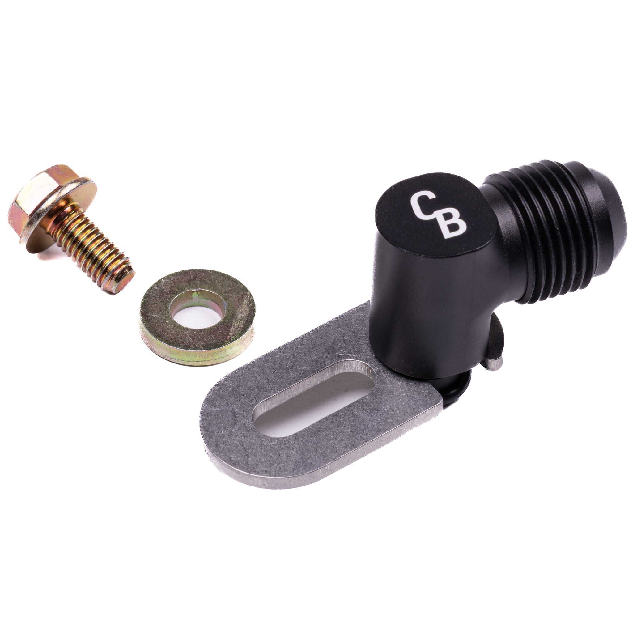 cbpジョイント80% Chase Bays Power Steering Pump Feed 10AN Adapter - Toyota 1JZ | 2JZ &