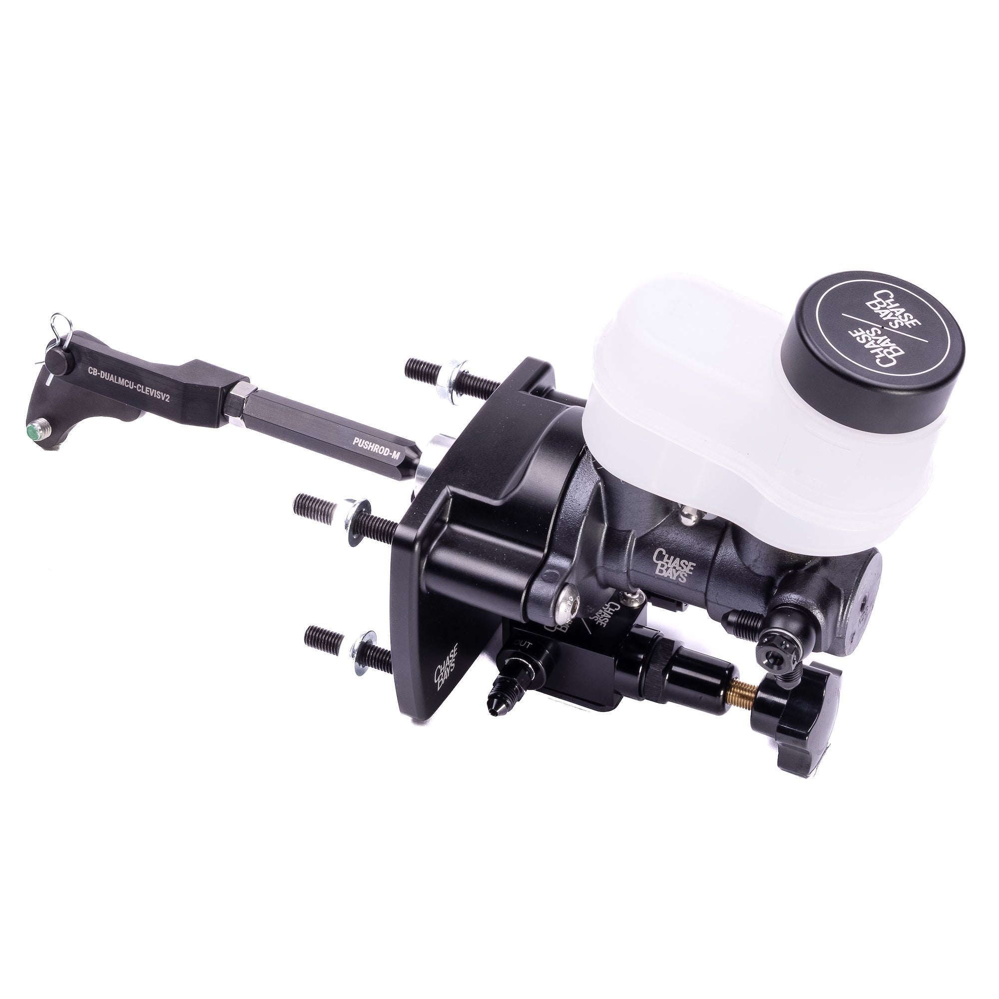 brake pedal ratio Chase Bays Dual Piston Brake Booster Delete with Bolt-On 6:1 Pedal Rat