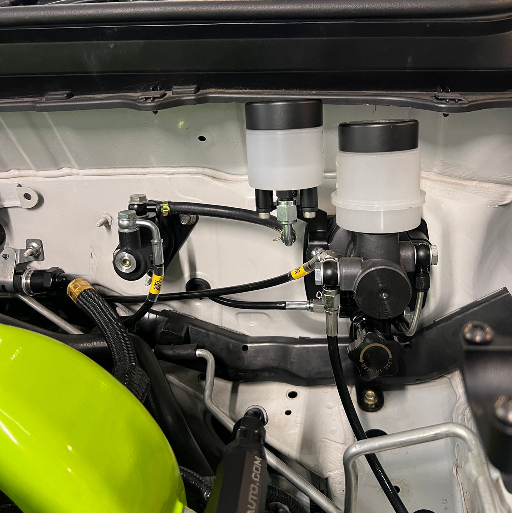 Chase Bays Brake Line Relocation - Dual Piston Brake Booster Delete