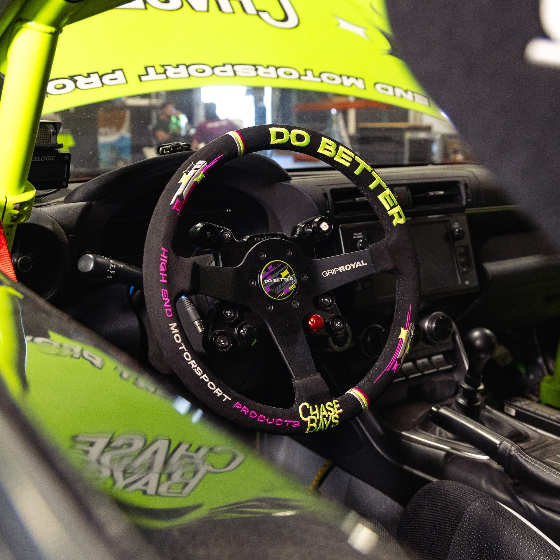 Chase Bays x Grip Royal Steering Wheel