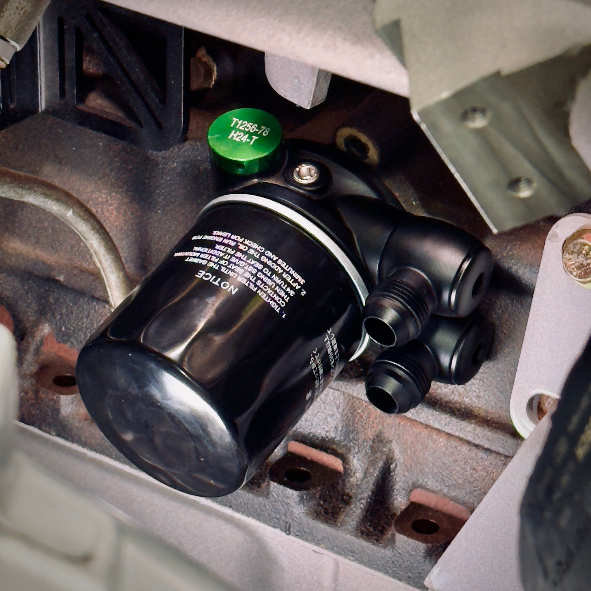 Chase Bays Oil Cooler Block Adapter Kit - Nissan RB20 | RB25 | RB26