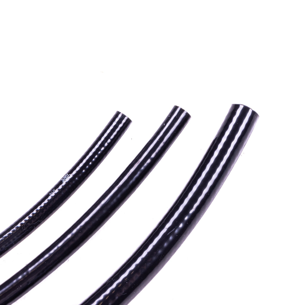 Chase Bays Silicone Heater Hose - Black w/ Acid Green Inner