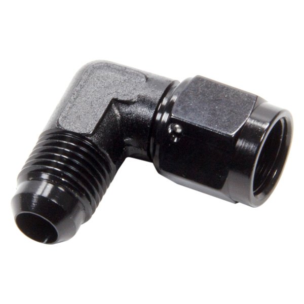 -6AN Female to Male 90 Adapter - Black