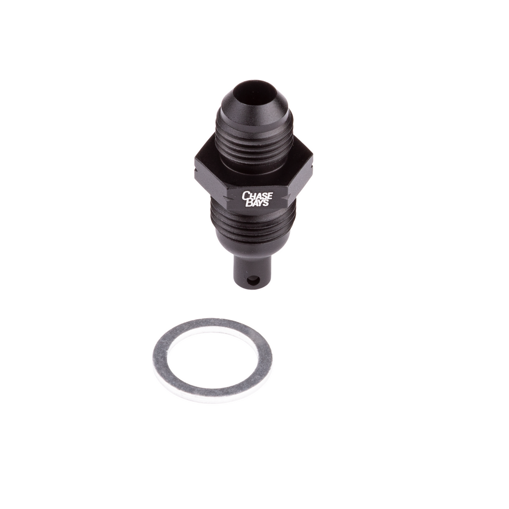 Chase Bays M16x1.5 3/32 Flow Restrictor to 6AN Power Steering Adapter