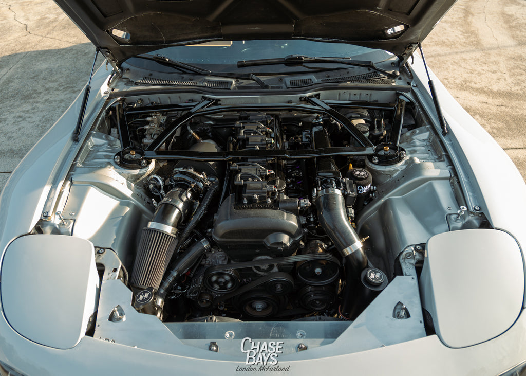 Pwr Radiators Rx7 Fd Chase Bays Tucked Aluminum Radiator - Mazda RX-7 FD