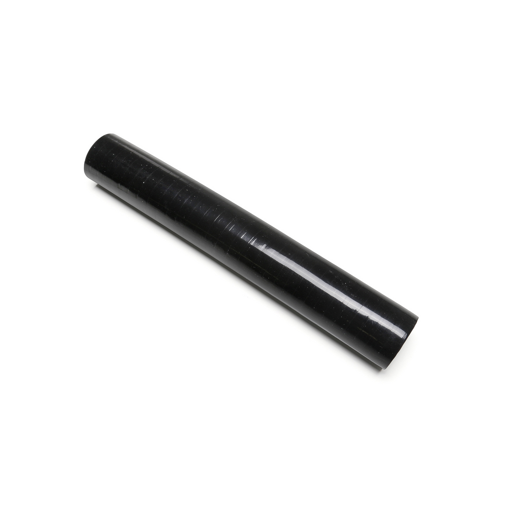 Black 1.38" Silicone Hose - 1 Foot Straight