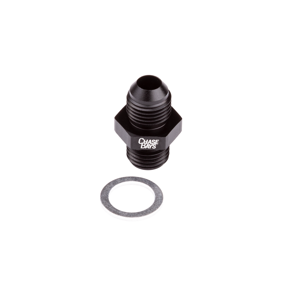 Chase Bays 14x1.5 to 6AN Adapter w/ Aluminum Crush Washer