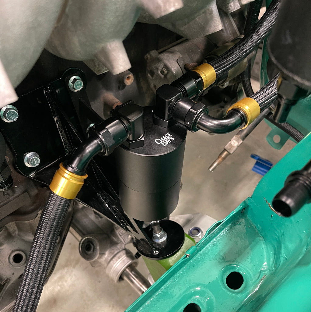 Chase Bays 10AN ORB to 10AN 90º Elbow Compact Fitting