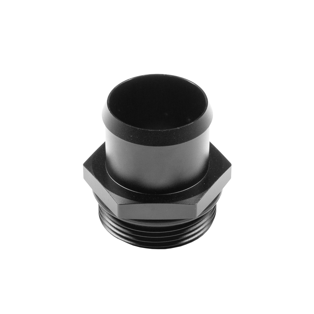 Chase Bays -20AN ORB to 35mm / 1.38" Push-On Hose Aluminum Adapter - Black