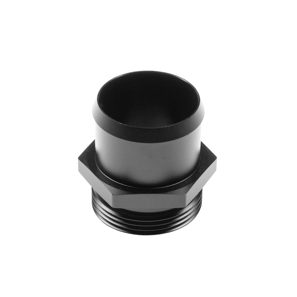 Chase Bays -20AN ORB to 38mm / 1.5" Push-On Hose Aluminum Adapter - Black