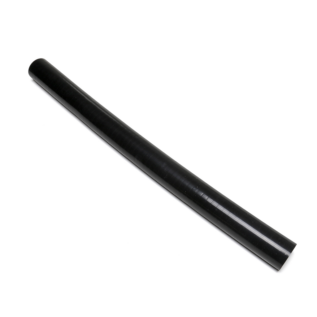 Black 1.38" Silicone Hose - 2 Feet Straight