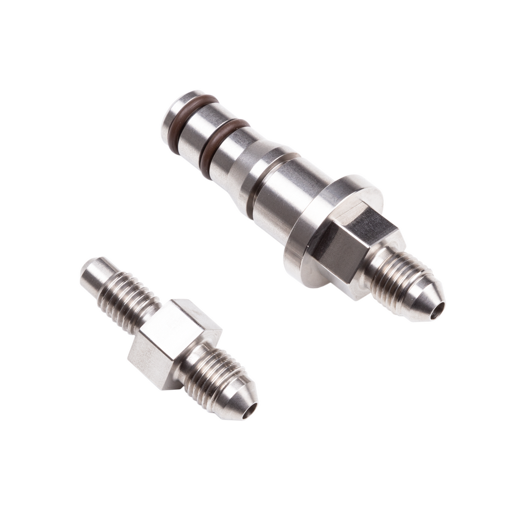 SY-Auto TR6060 Clutch Slave Hydraulic Fitting Adapter - AN-4 To 1/4NPT For GM LS LSX
