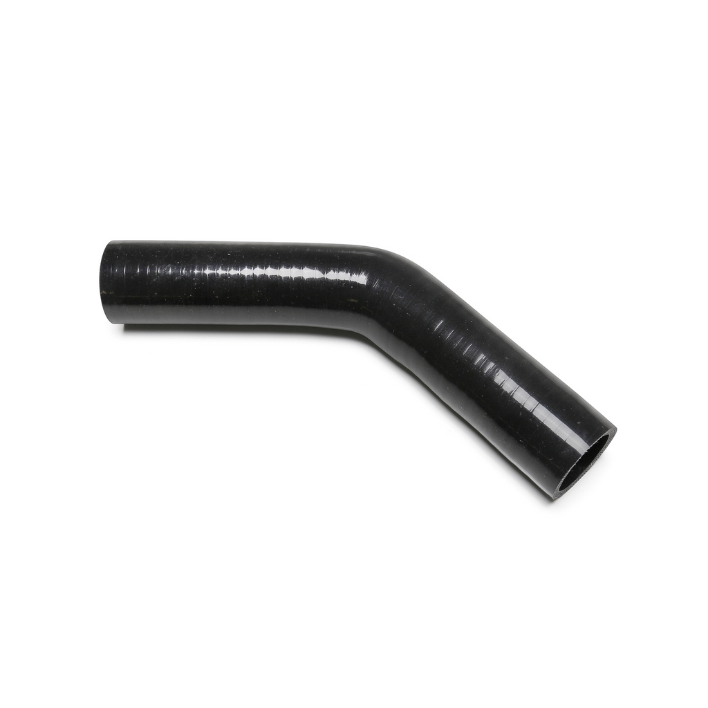 Black 1.38" Silicone Hose - 45º with 6 inch Legs