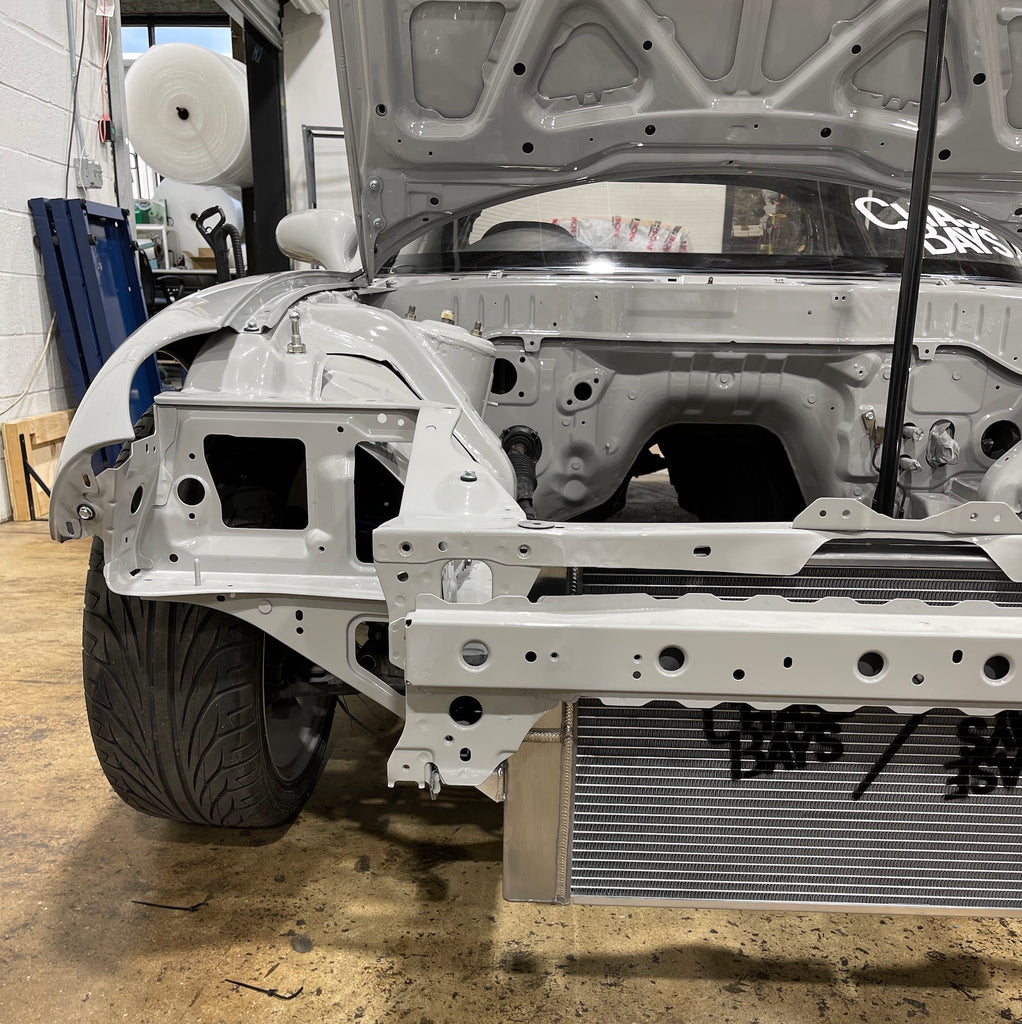 Pwr Radiators Rx7 Fd Chase Bays Tucked Aluminum Radiator - Mazda RX-7 FD