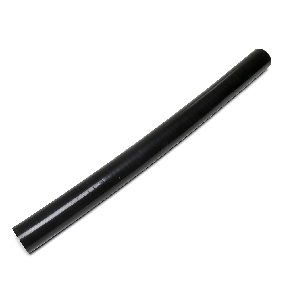 Black 1.5" Silicone Hose - 2 Feet Straight