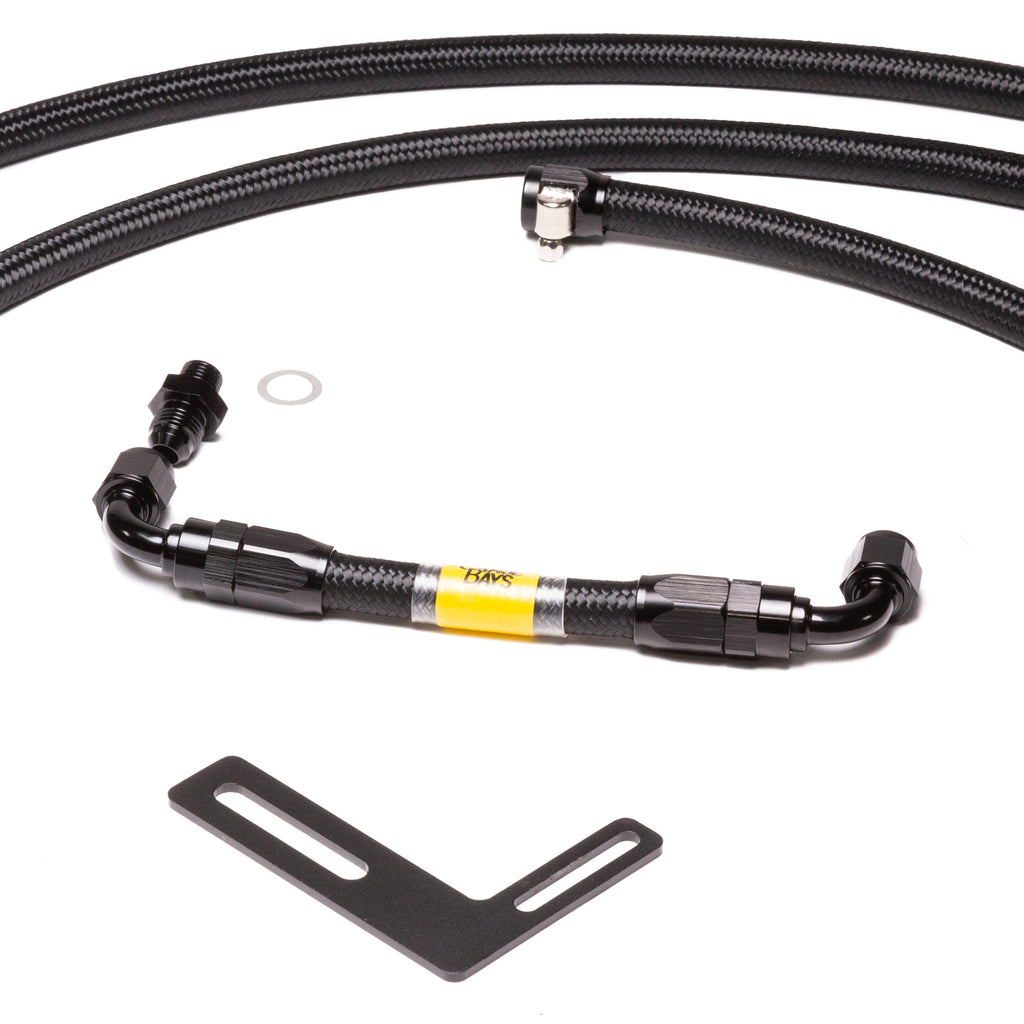 Chase Bays Front to Rear AN Fuel Line Kit - Toyota AE86 Corolla with Beams 3S-GE