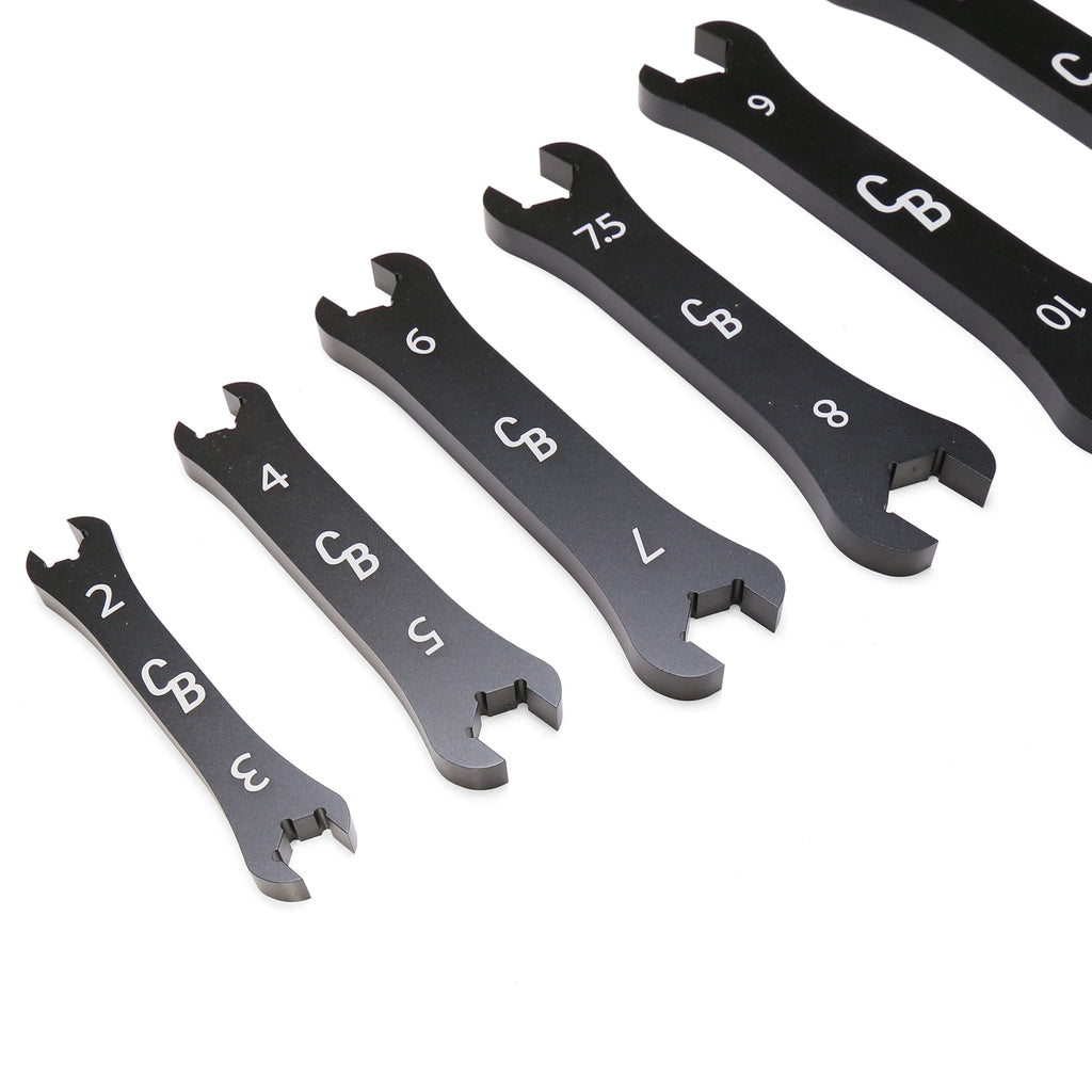 Chase Bays Billet Aluminum AN Wrench Set - 12 size