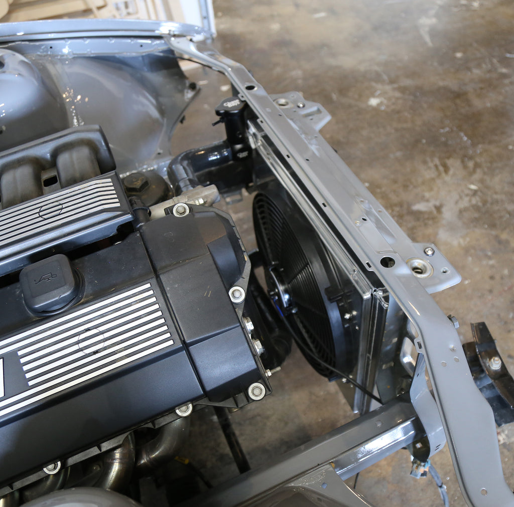 Chase Bays Tucked Aluminum Radiator - BMW E30 / E36 / E46