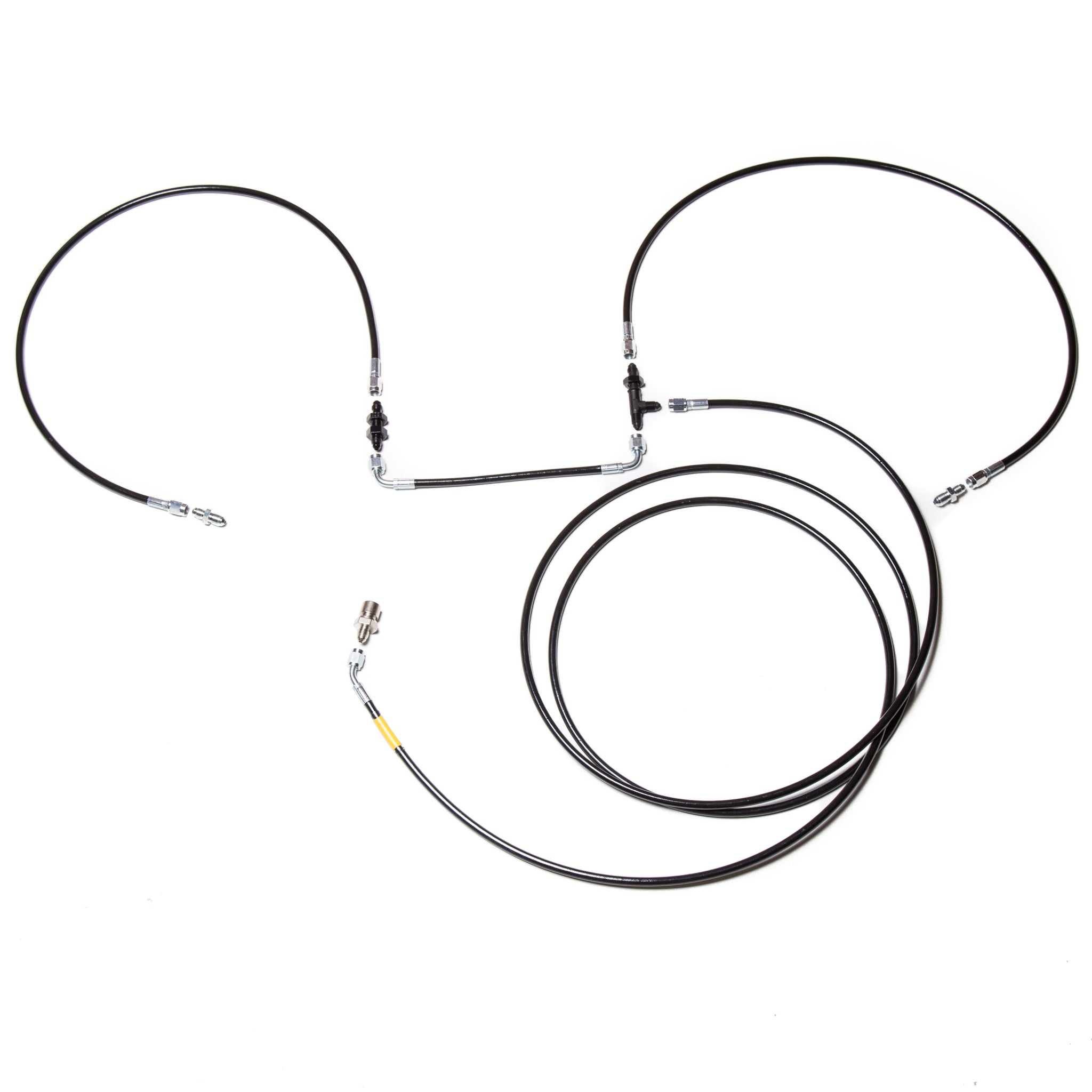 thumbnail image 2 of Stainless Steel Braided Brake Line Kit For BMW E30 3-Series (84-91) - Front & Rear 2 of 5