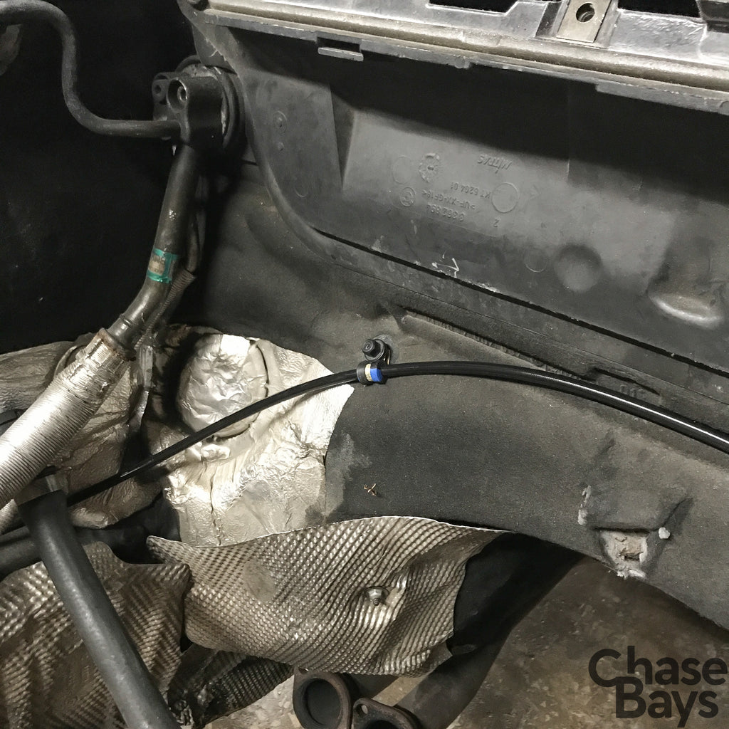 Chase Bays Brake Line Relocation for BMW E46 with Single Piston Brake Booster Delete