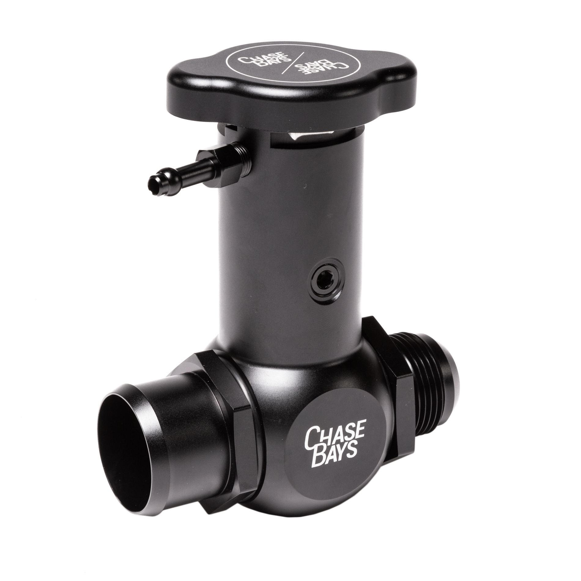 Chase Bays Black Raised Inline Filler Neck with cap 1