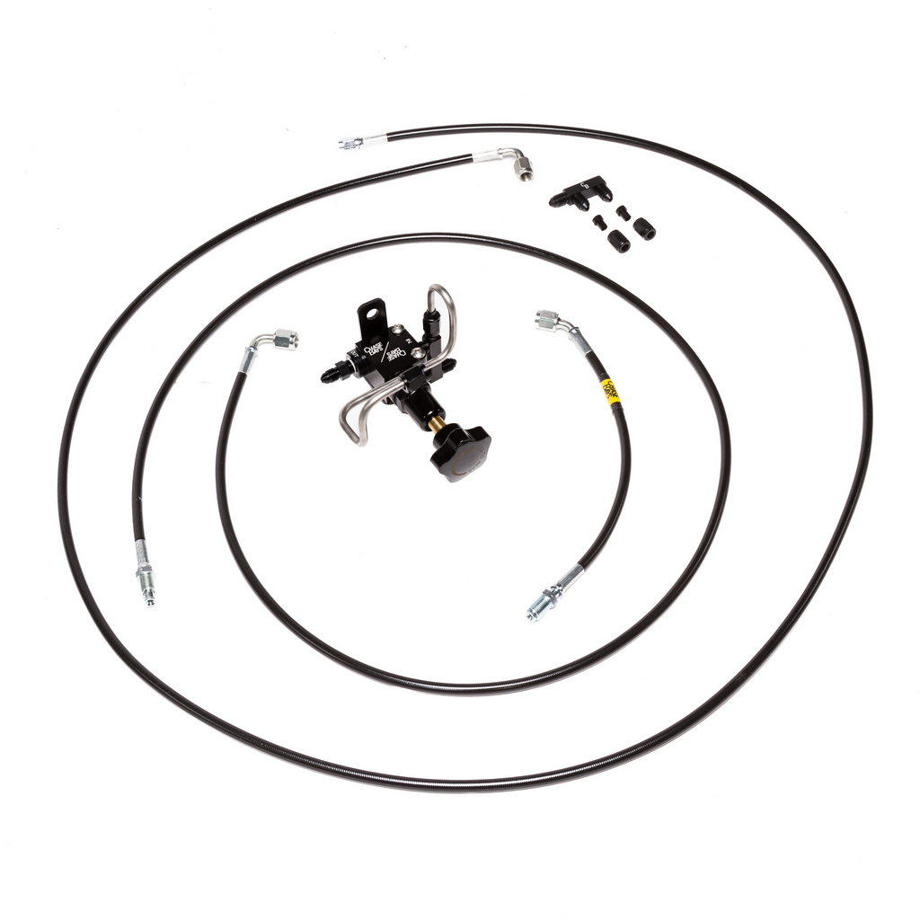 Chase Bays Brake Line Relocation for 88-91 Civic / CRX and 90-93 Integra with Single Piston Brake Booster Delete