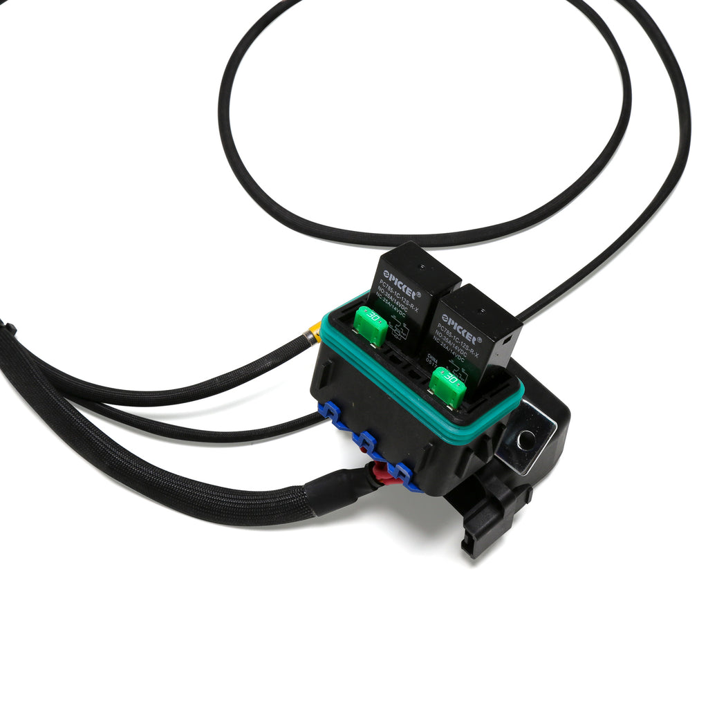 Chase Bays Dual Fan Relay Wiring Harness with 180º F Thermoswitch