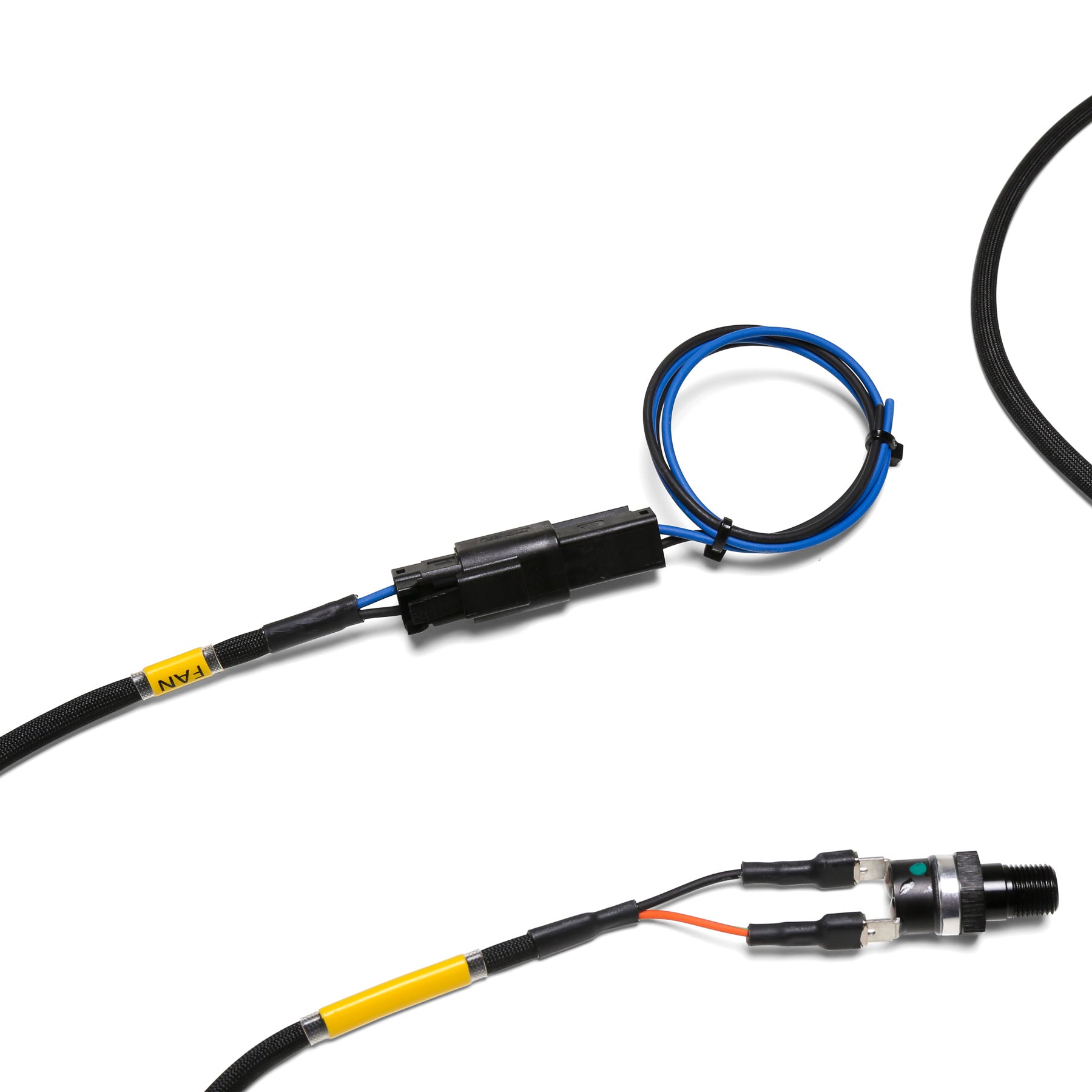 Dual Fan Relay Kit Wiring Harness w/ 180º F Thermoswitch Chase Bays