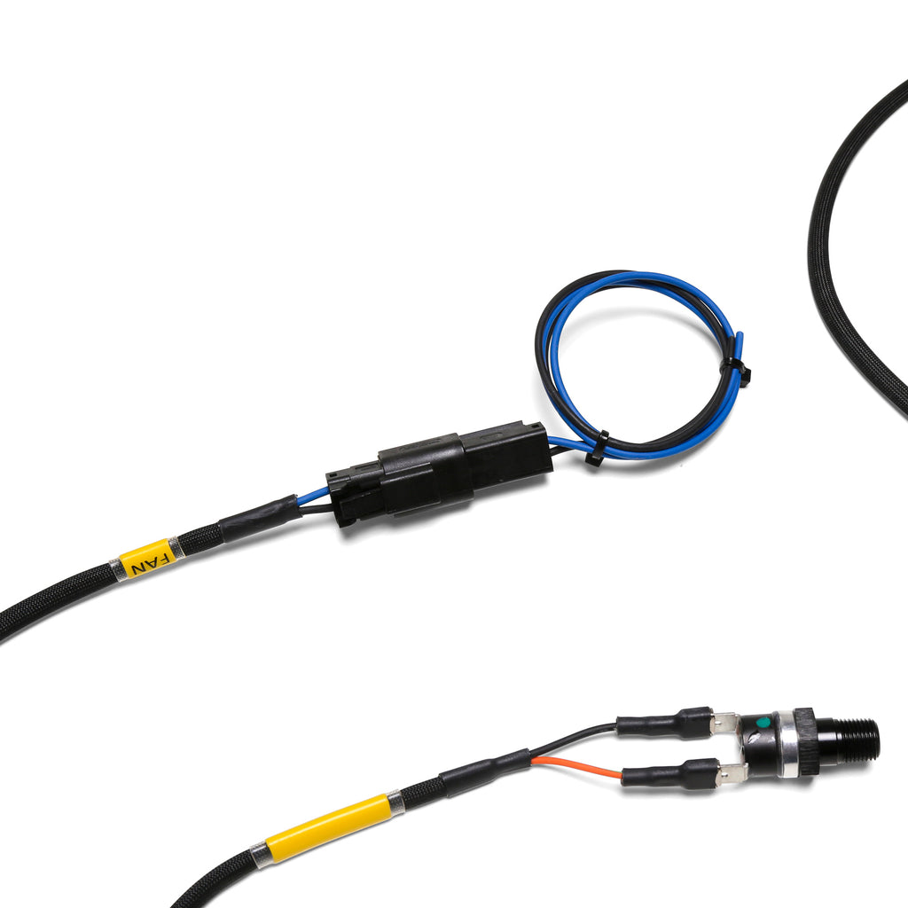 Chase Bays Dual Fan Relay Wiring Harness with 180º F Thermoswitch