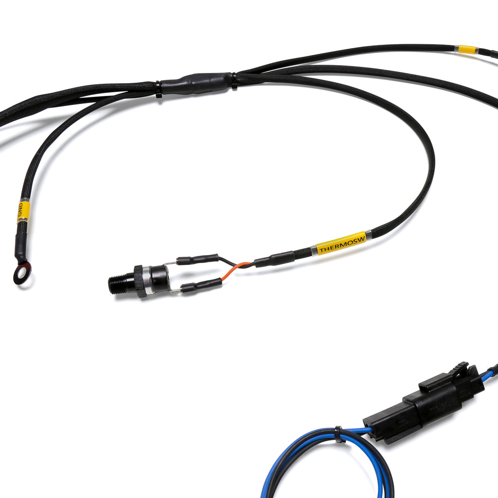 Chase Bays Dual Fan Relay Wiring Harness with 180º F Thermoswitch