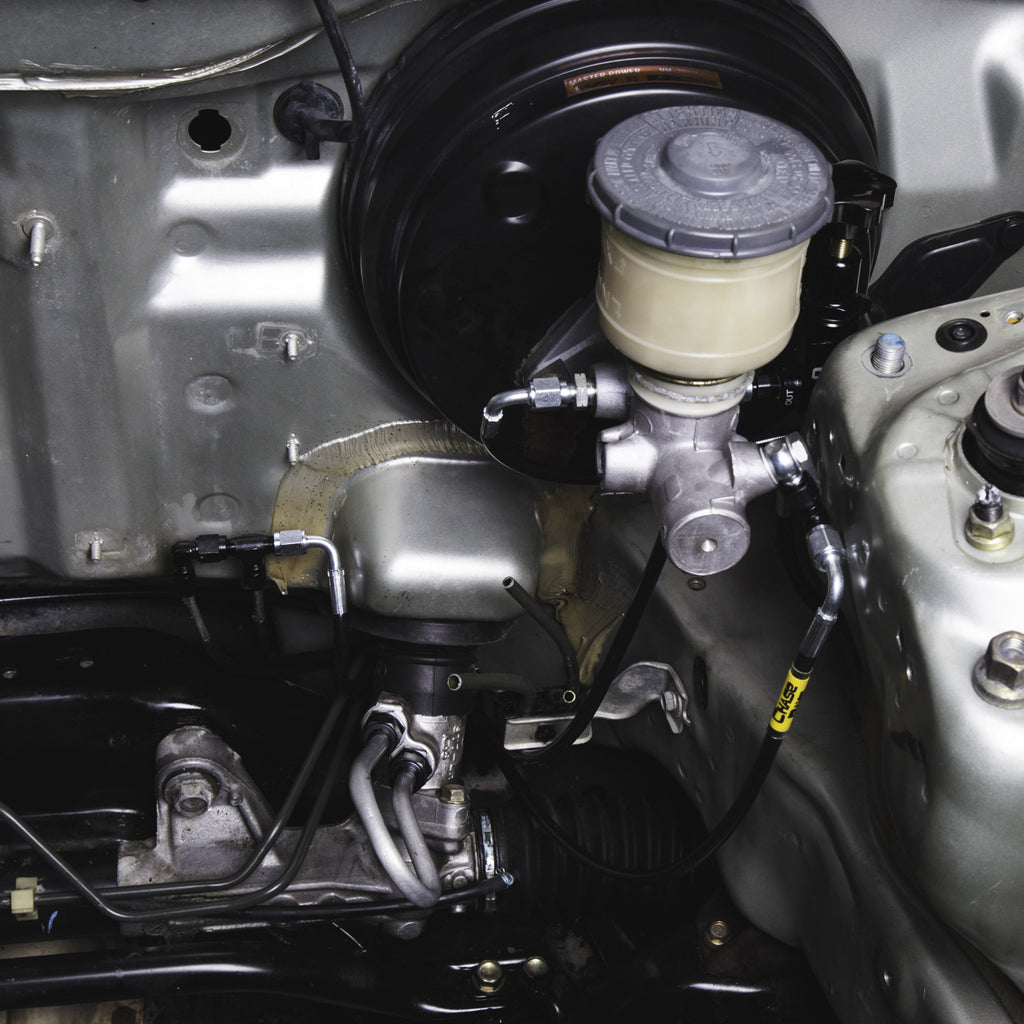 Brake Line Tuck Relocation for Integra and Civic, Installed